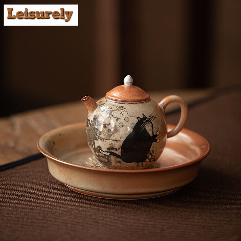 Chamomile Tea - 100 мл ручная роспись Кот чайник