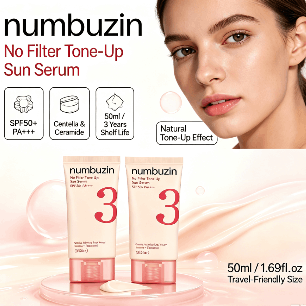 Echinacea - Солнцезащитная сыворотка Numbuzin 3 SPF50+ с