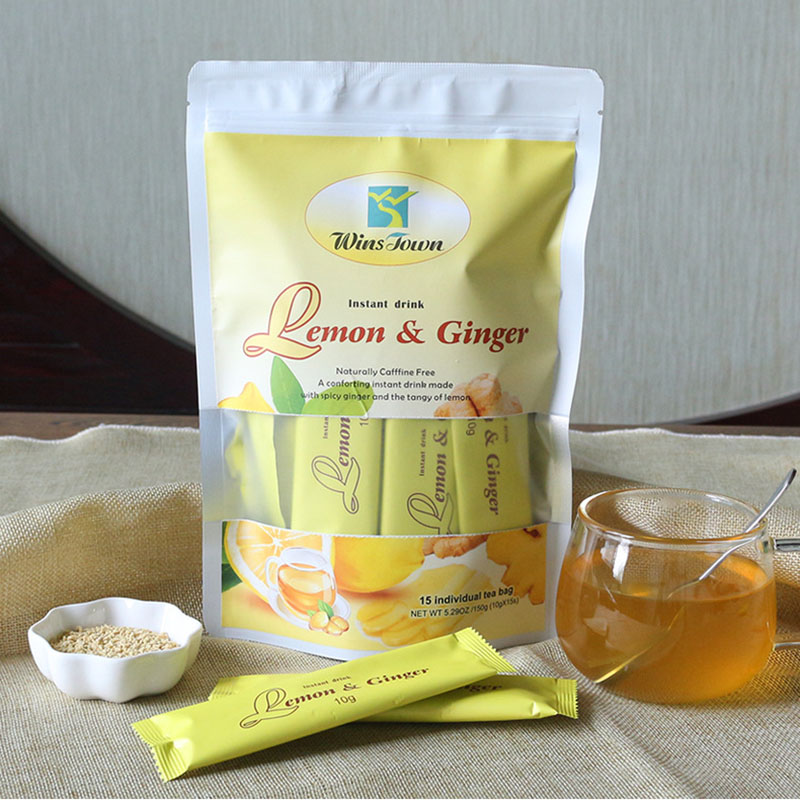 Ginger Tea - Натуральный лимонный имбирный чай, облегчение боли,