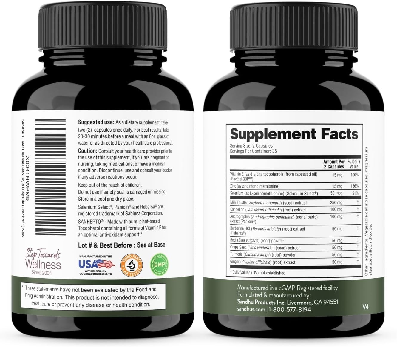 Поддержка детоксикации и восст – обзор и цена Herbal Supplement