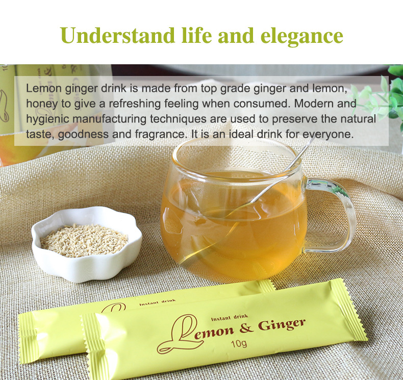 Натуральный лимонный имбирный  – обзор и цена Ginger Tea